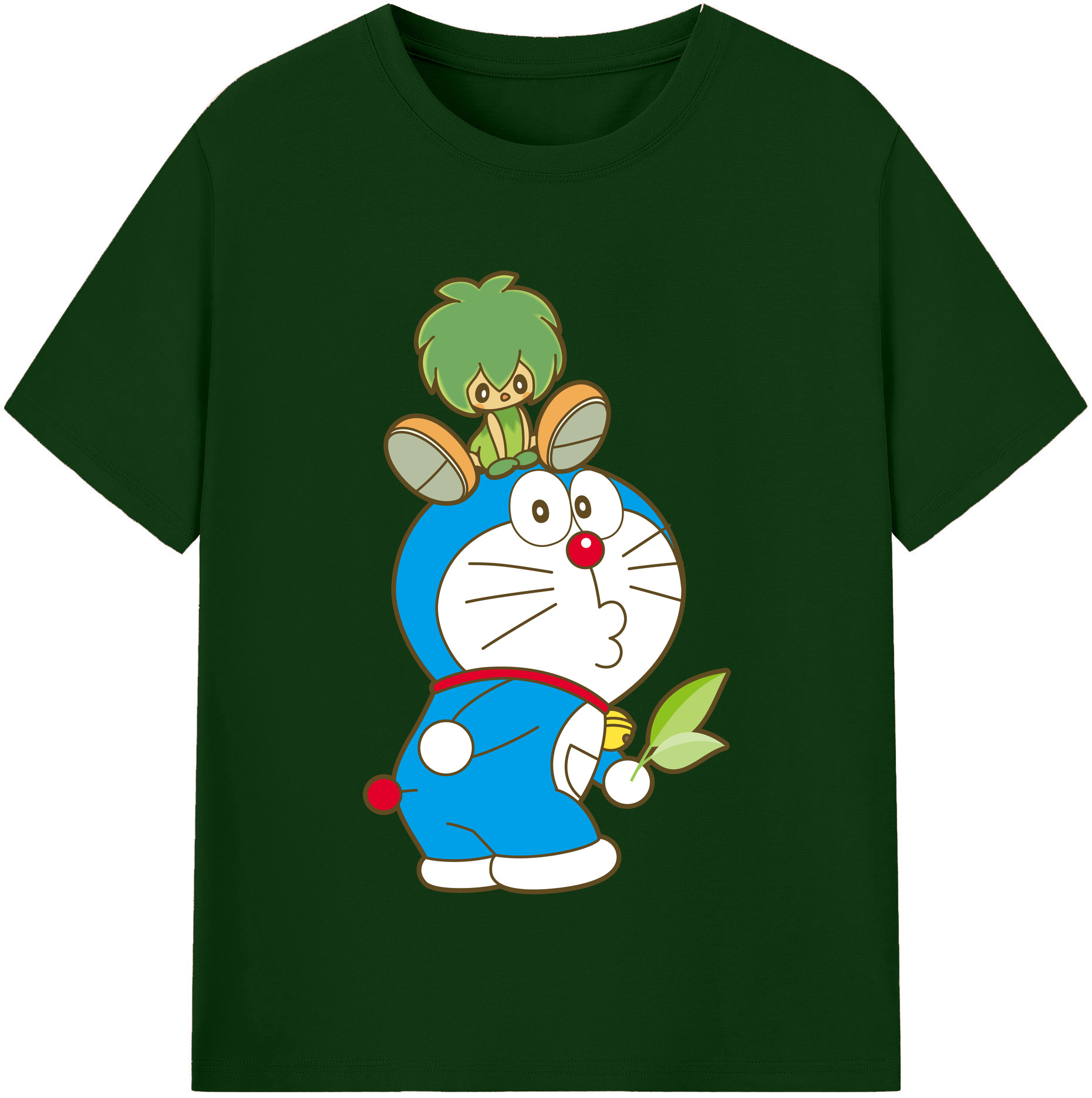 （画像用） ドラえもん Doraemon 綿100％半袖Tシャツ（フロントプリント）